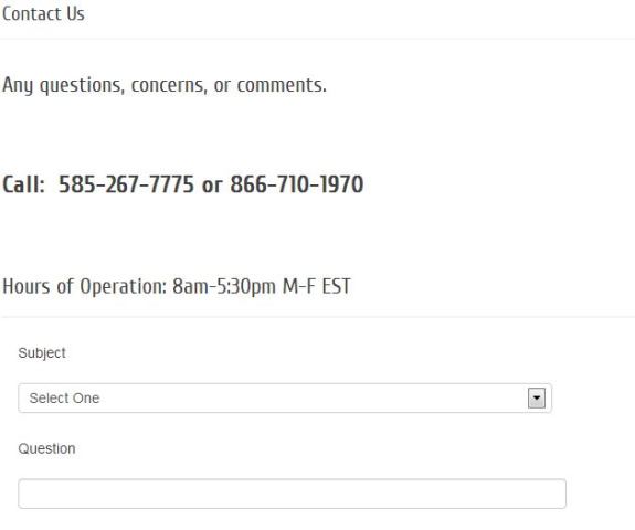 Contact Us Form